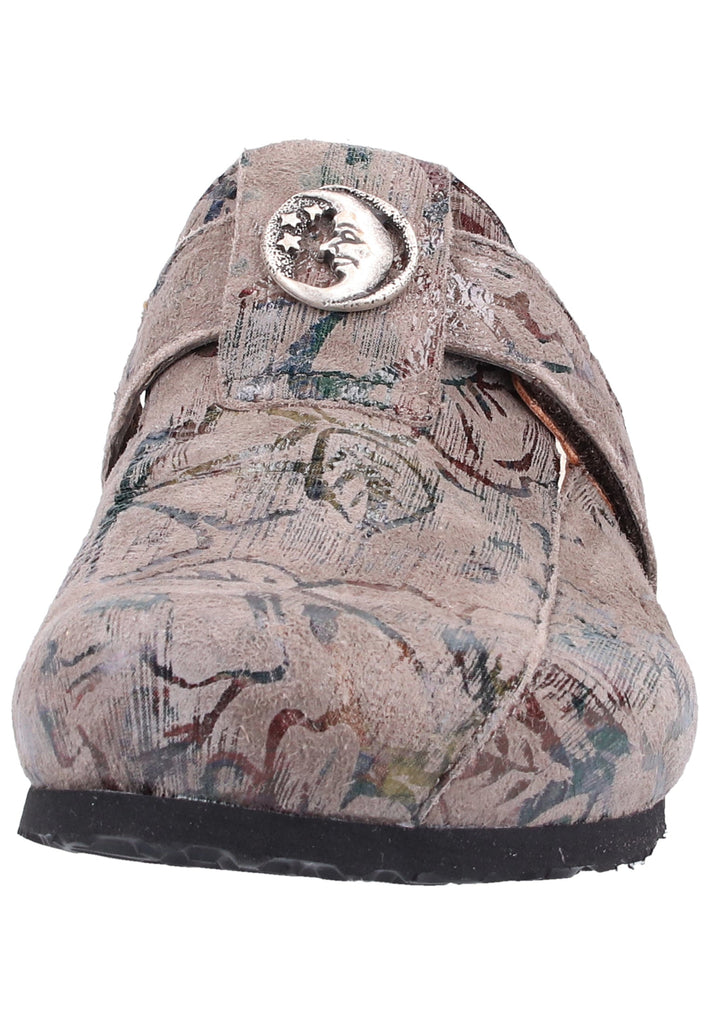 Think! Clogs Leder Taupe - surf4shoes