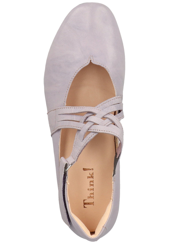Think! Ballerinas Leder Lavendel - surf4shoes
