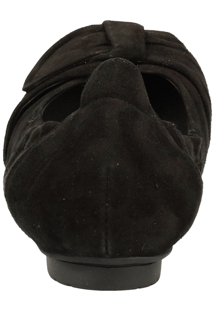 Think! Ballerinas Nubukleder Schwarz - surf4shoes