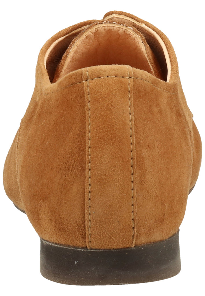 Think! Halbschuhe Nubukleder Cognac - surf4shoes
