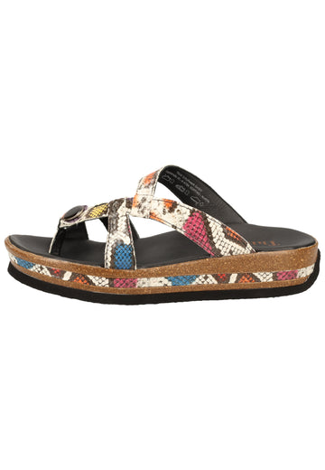 Think! Pantoletten Leder Multicolor - surf4shoes