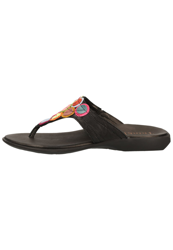 Think! Sandalen Leder Schwarz - surf4shoes