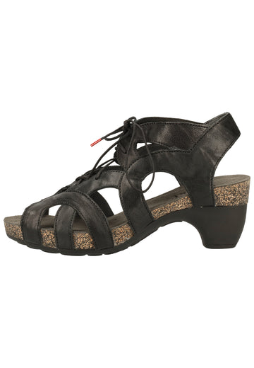 Think! Sandalen Leder Schwarz - surf4shoes