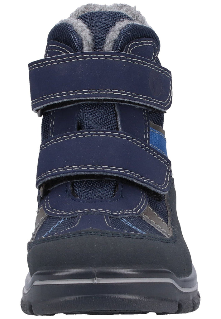 Ricosta Stiefel Lederimitat/Textil Blau/Schwarz Warmfutter - surf4shoes