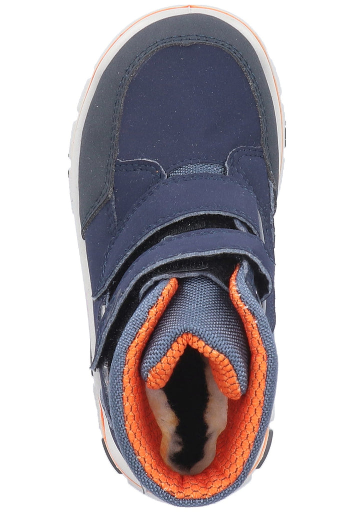 Ricosta Stiefel Lederimitat/Textil Dunkelblau Warmfutter - surf4shoes