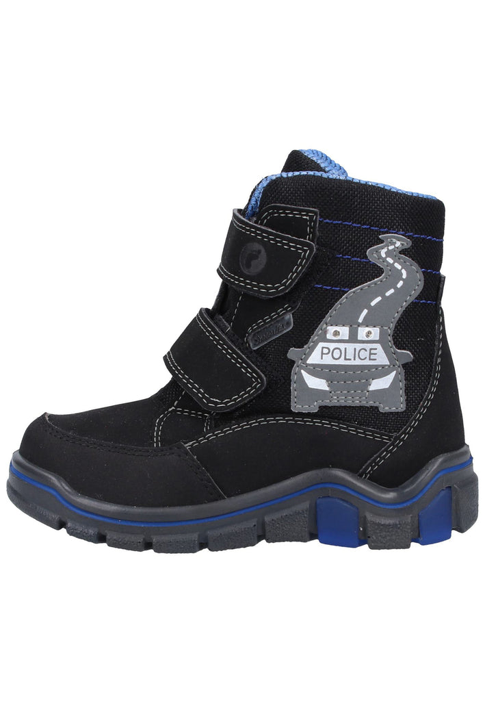 Ricosta Stiefel Lederimitat/Textil Schwarz - surf4shoes