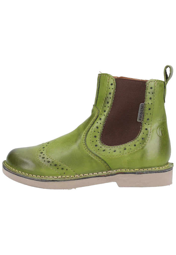 Ricosta Stiefelette Leder Grün - surf4shoes