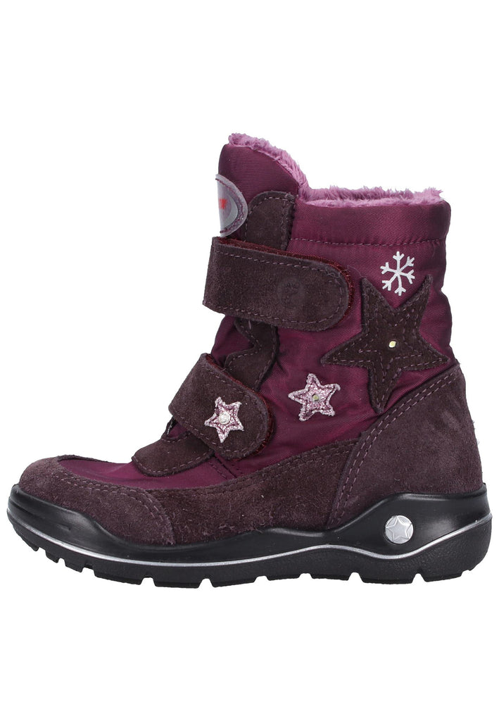 Ricosta Stiefel Leder/Synthetik Lila Warmfutter - surf4shoes