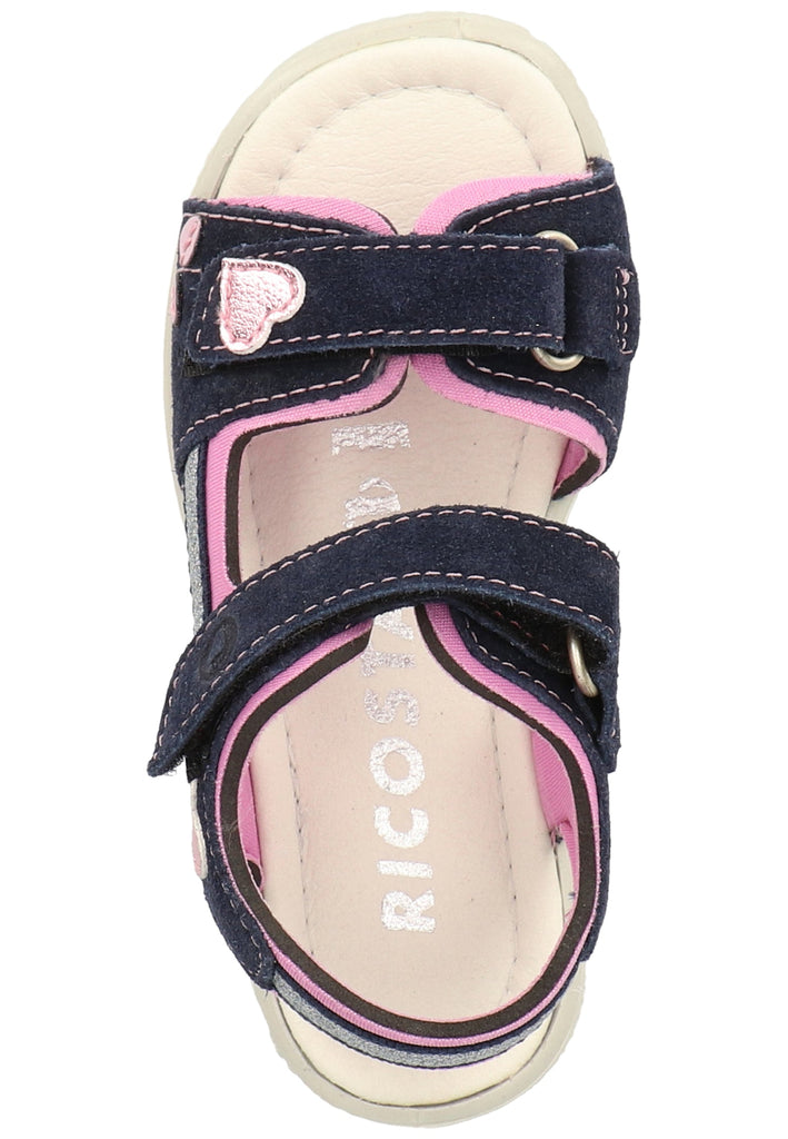 Ricosta Sandalen Leder/Textil Blau - surf4shoes
