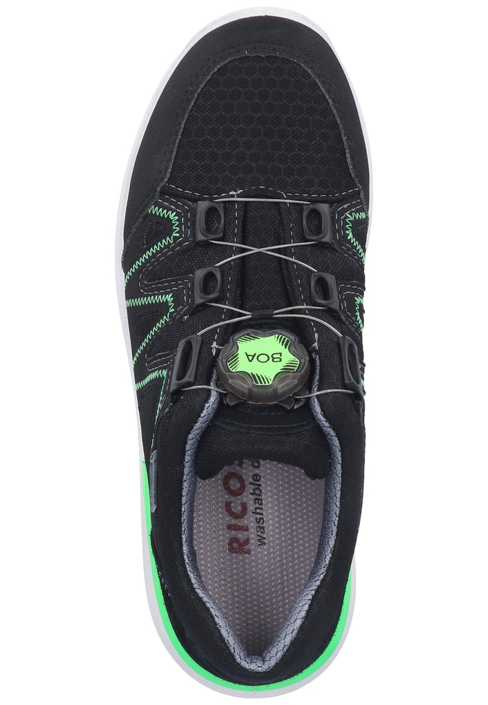 Ricosta Sneaker Leder/Textil Schwarz - surf4shoes