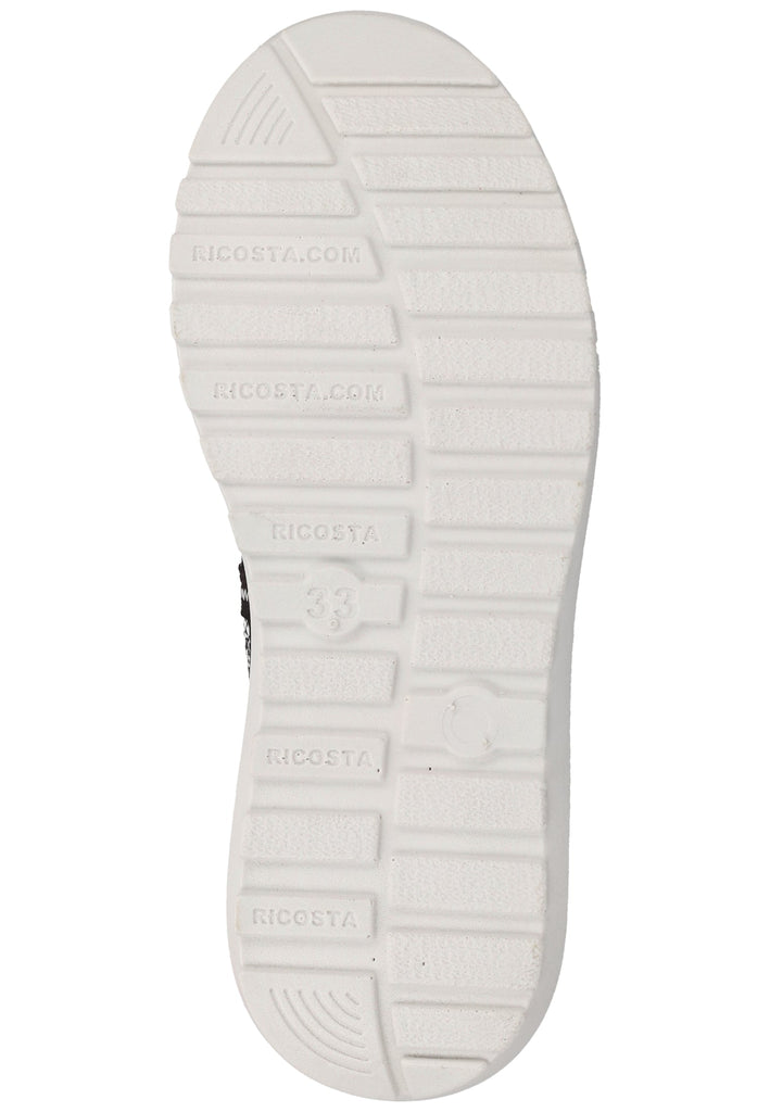 Ricosta Sneaker Leder/Textil Schwarz/Weiß - surf4shoes