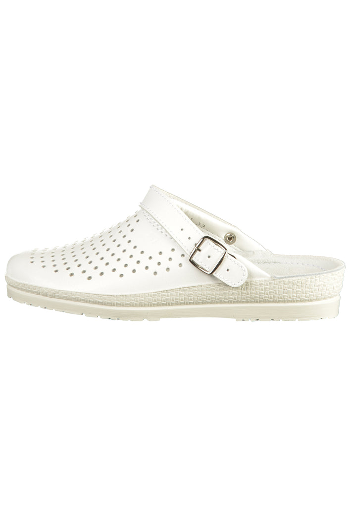 Rohde Pantoletten Leder Weiß - surf4shoes