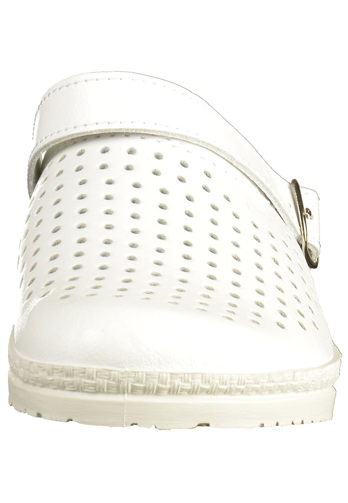 Rohde Pantoletten Leder Weiß - surf4shoes