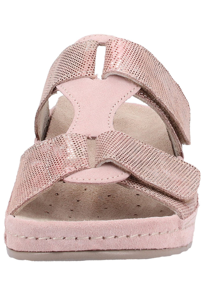 Rohde Pantoletten Veloursleder Rose - surf4shoes
