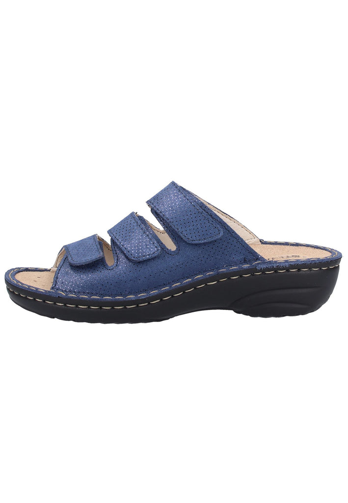 Rohde Pantoletten Veloursleder Ozean - surf4shoes