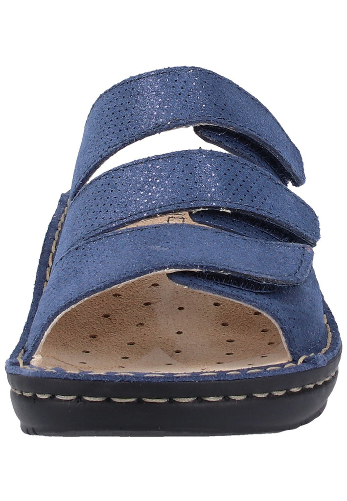 Rohde Pantoletten Veloursleder Ozean - surf4shoes