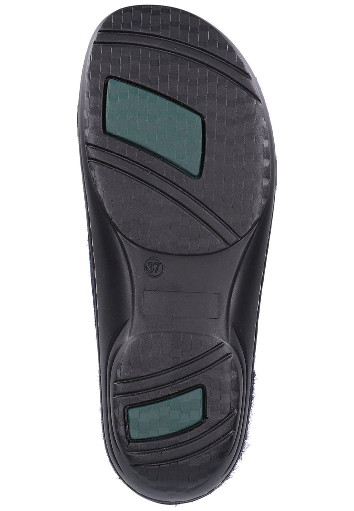Rohde Pantoletten Veloursleder Ozean - surf4shoes
