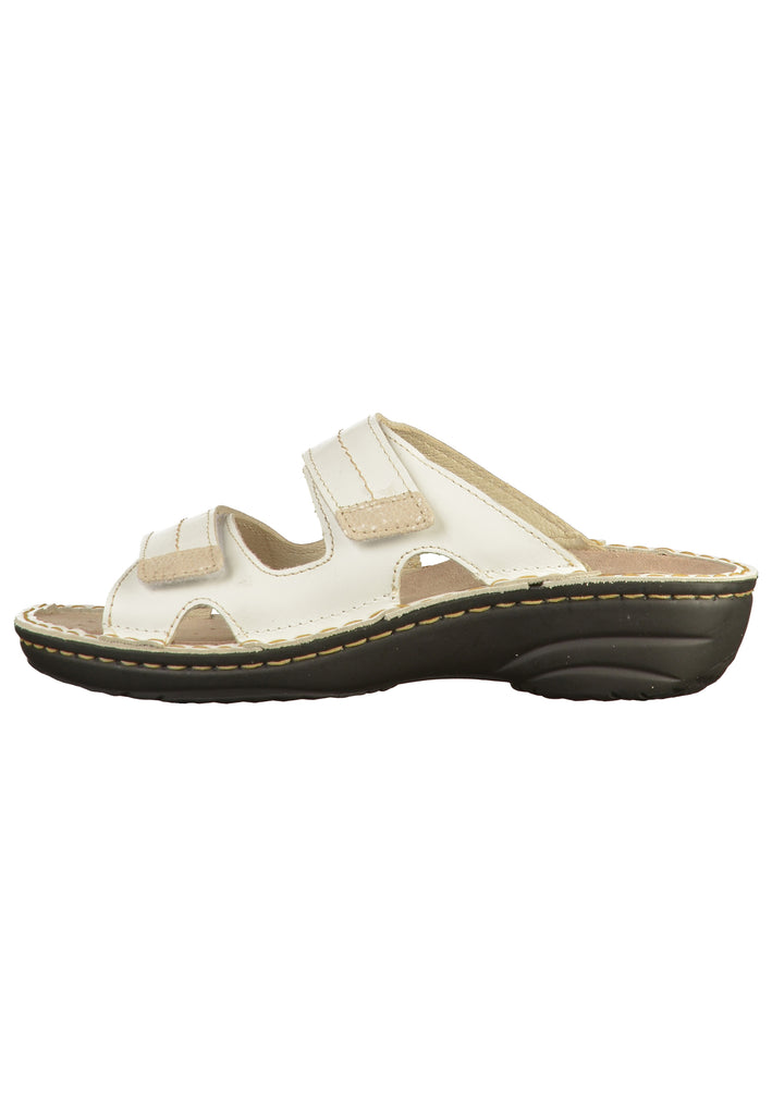 Rohde Pantoletten Nappaleder Weiß - surf4shoes