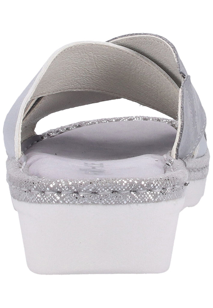 Rohde Pantoletten Veloursleder Grau - surf4shoes