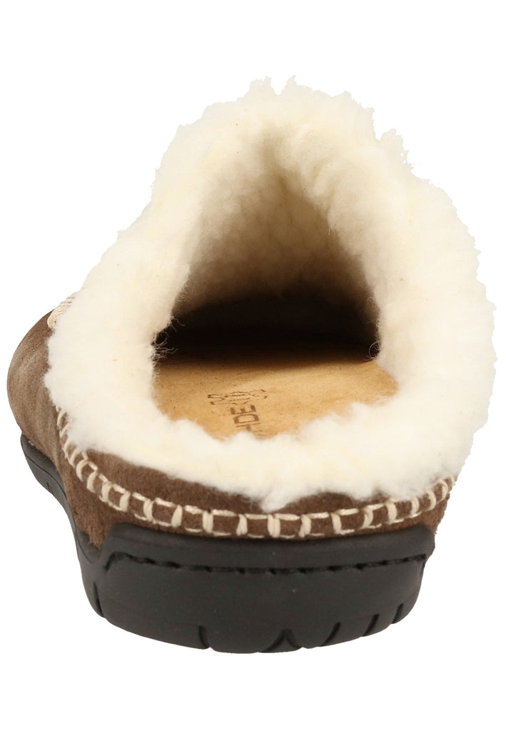 Rohde Hausschuhe Veloursleder Grau Warmfutter - surf4shoes