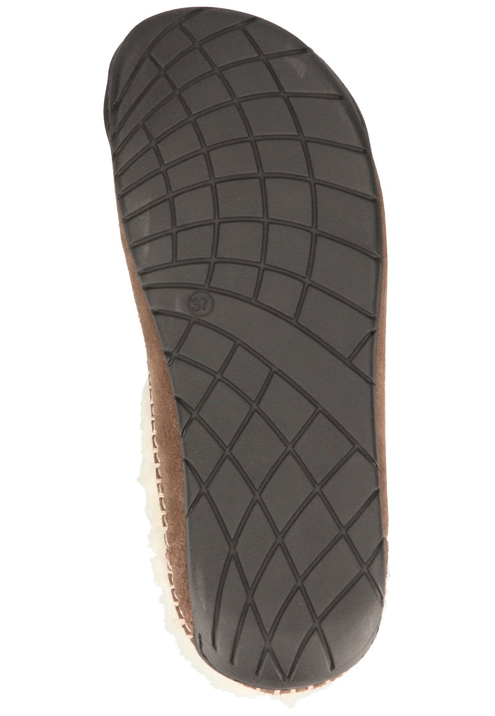 Rohde Hausschuhe Veloursleder Grau Warmfutter - surf4shoes