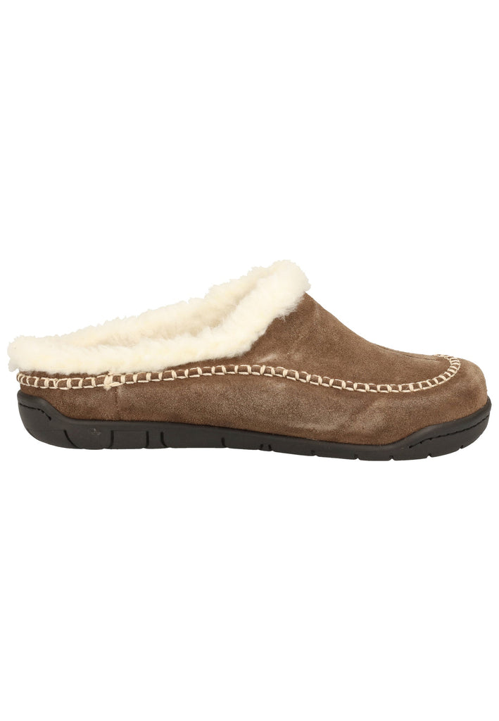 Rohde Hausschuhe Veloursleder Grau Warmfutter - surf4shoes