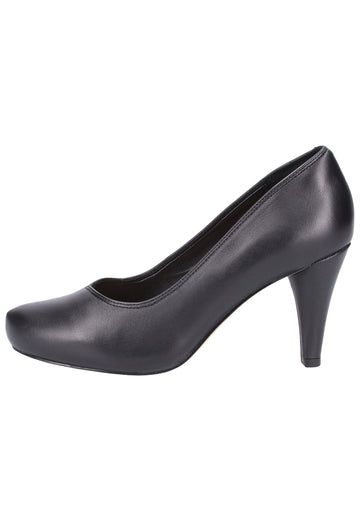 Clarks Pumps Leder Schwarz - surf4shoes