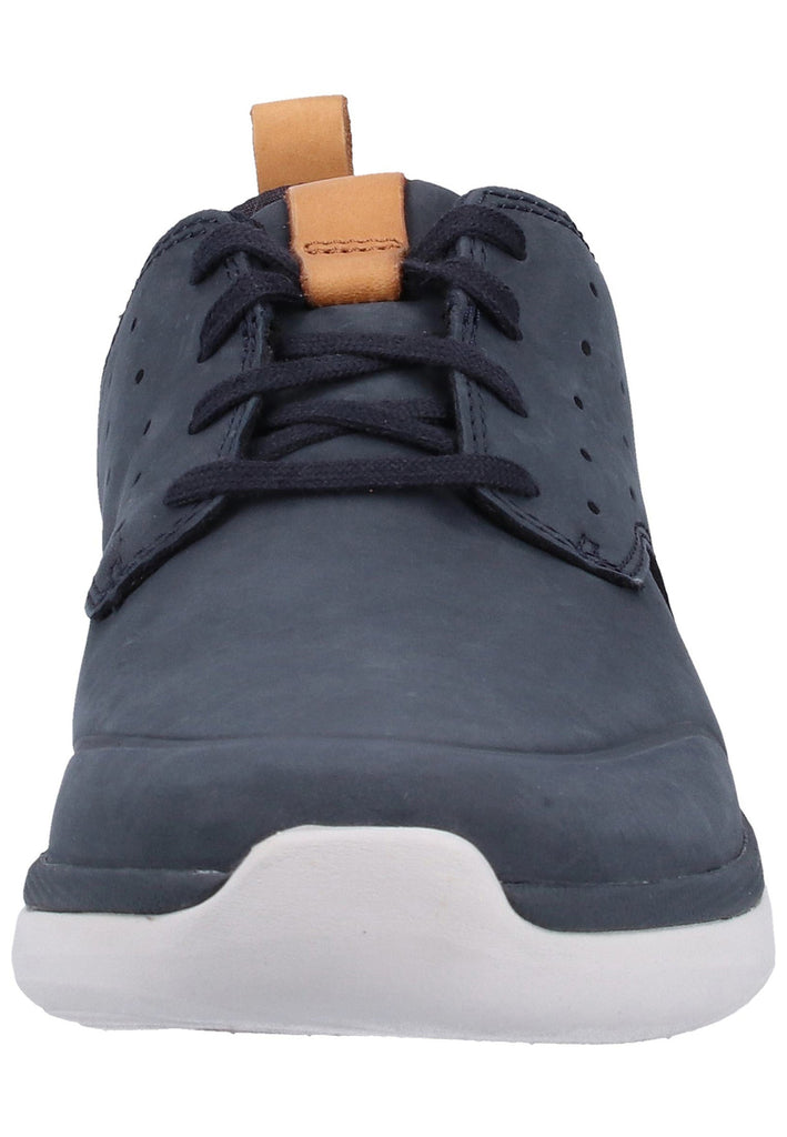 Clarks Halbschuhe Nubukleder Navy - surf4shoes