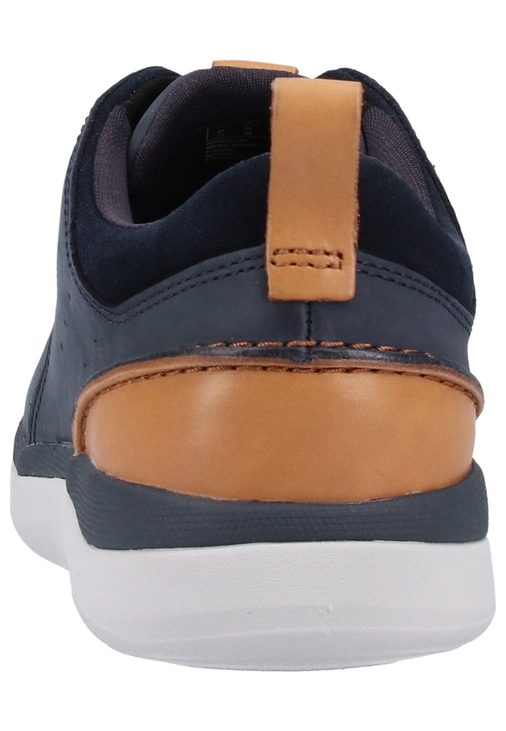 Clarks Halbschuhe Nubukleder Navy - surf4shoes