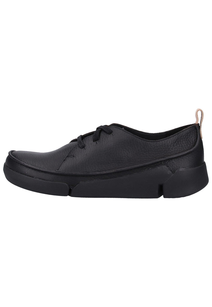 Clarks Halbschuhe Leder Schwarz - surf4shoes