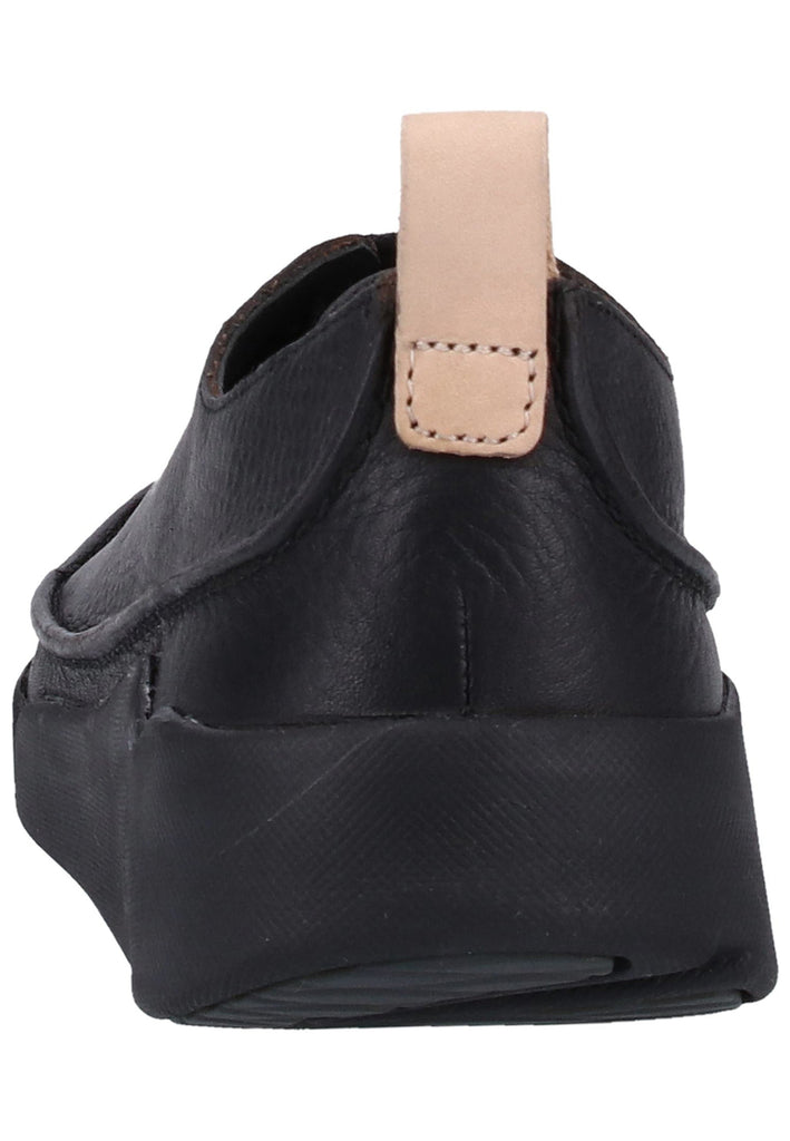 Clarks Halbschuhe Leder Schwarz - surf4shoes