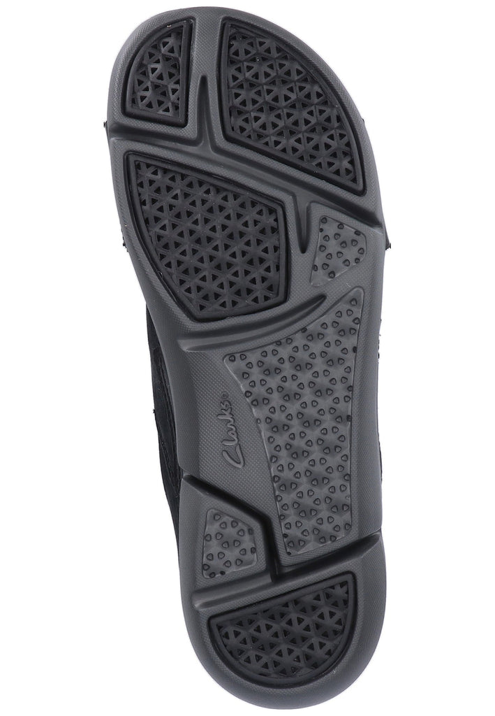 Clarks Sandalen Nubukleder Schwarz - surf4shoes