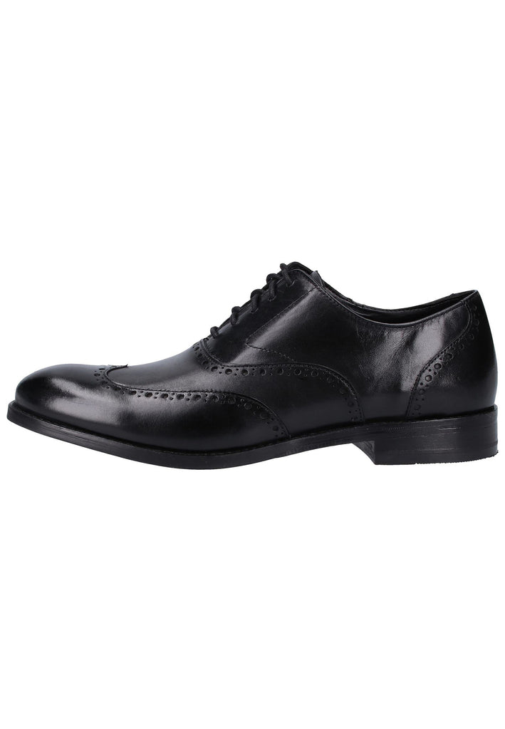 Clarks Businessschuhe Leder Schwarz - surf4shoes