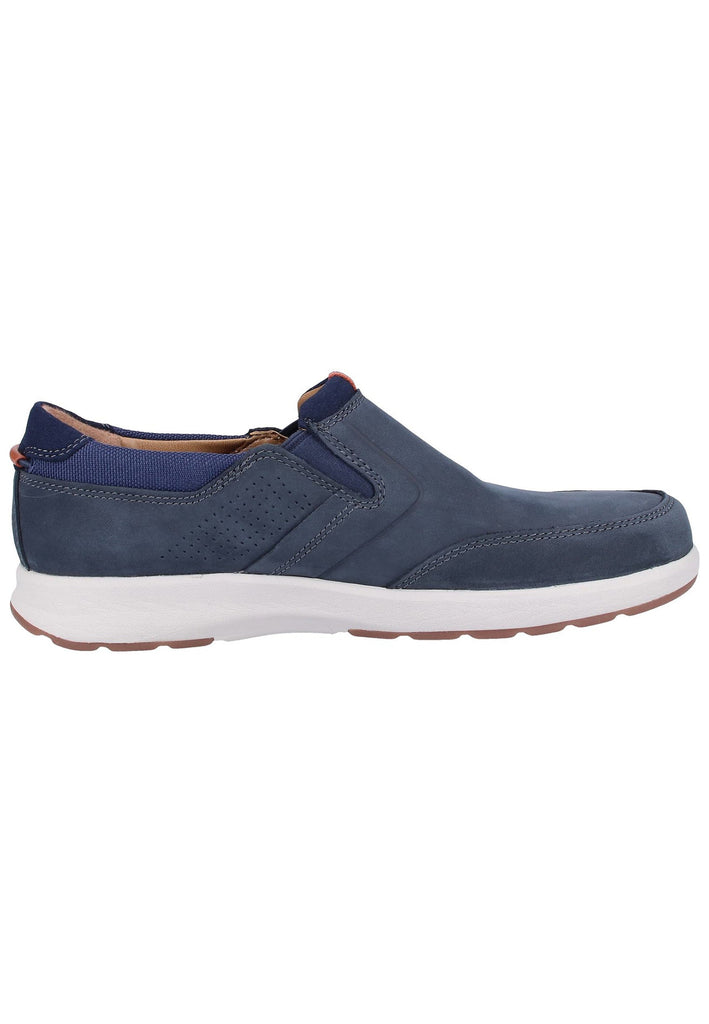 Clarks Slipper Nubukleder Navy - surf4shoes