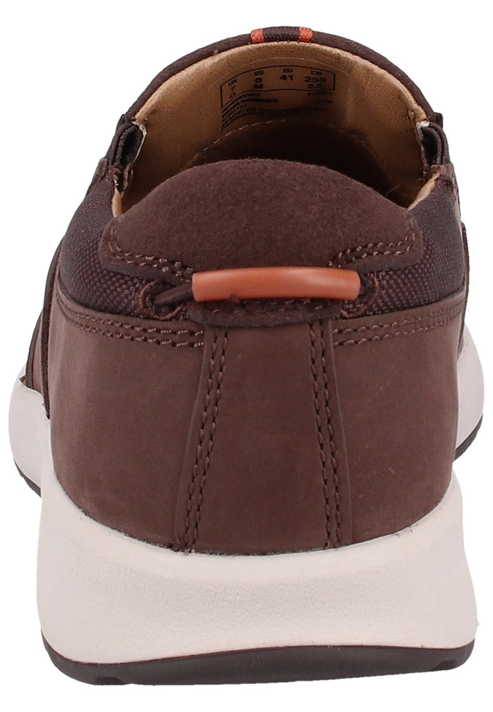 Clarks Slipper Nubukleder Braun - surf4shoes
