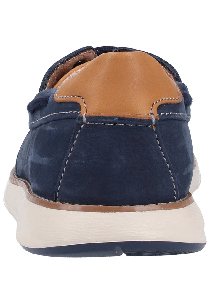 Clarks Halbschuhe Nubukleder Navy - surf4shoes