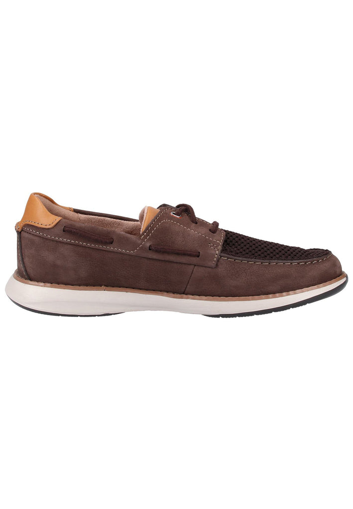 Clarks Halbschuhe Nubukleder Braun - surf4shoes