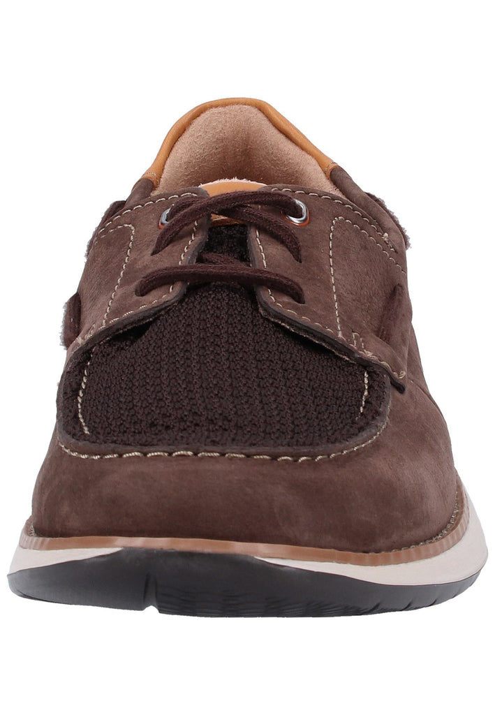 Clarks Halbschuhe Nubukleder Braun - surf4shoes