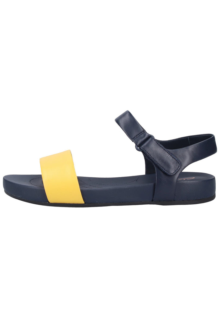 Clarks Sandalen Leder Gelb - surf4shoes