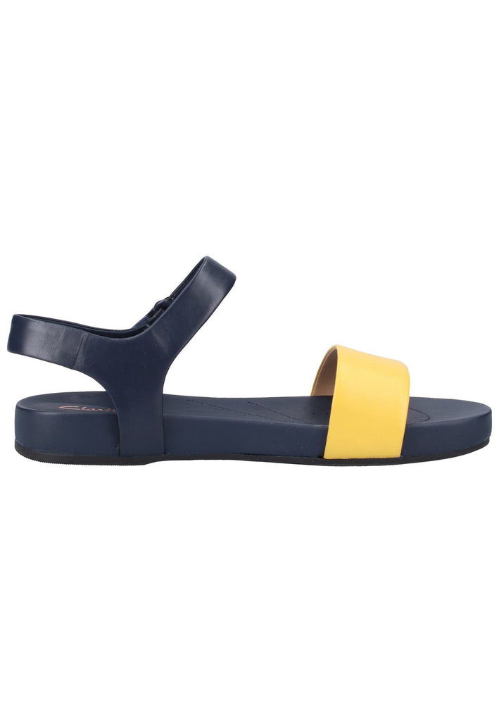 Clarks Sandalen Leder Gelb - surf4shoes