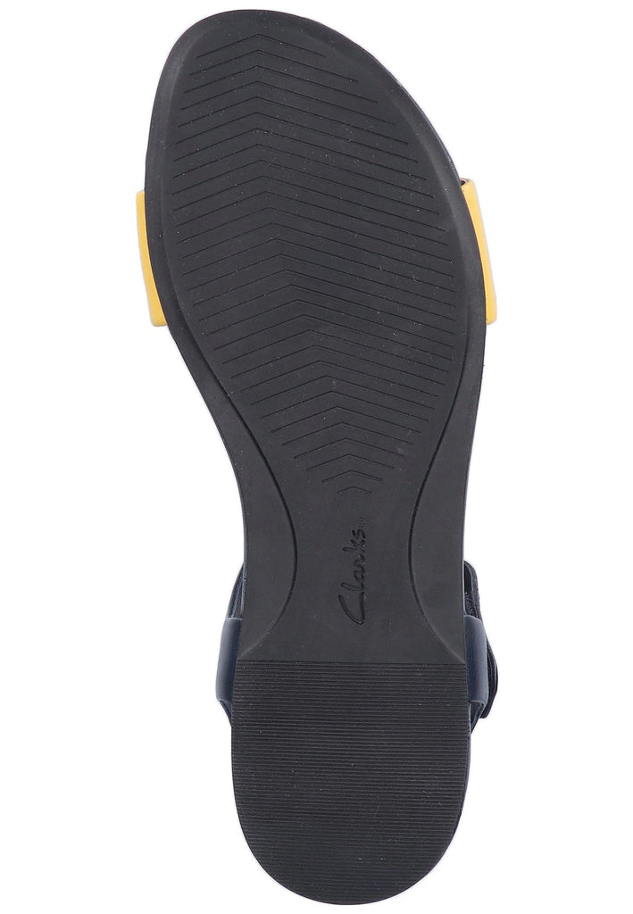 Clarks Sandalen Leder Gelb - surf4shoes