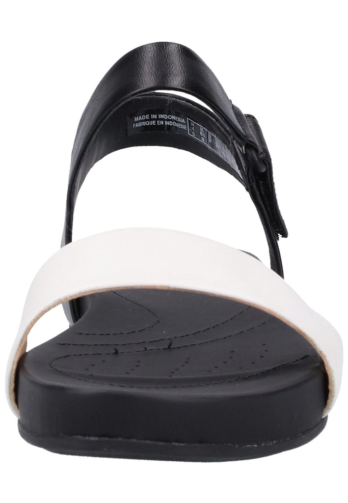 Clarks Sandalen Leder Weiß - surf4shoes