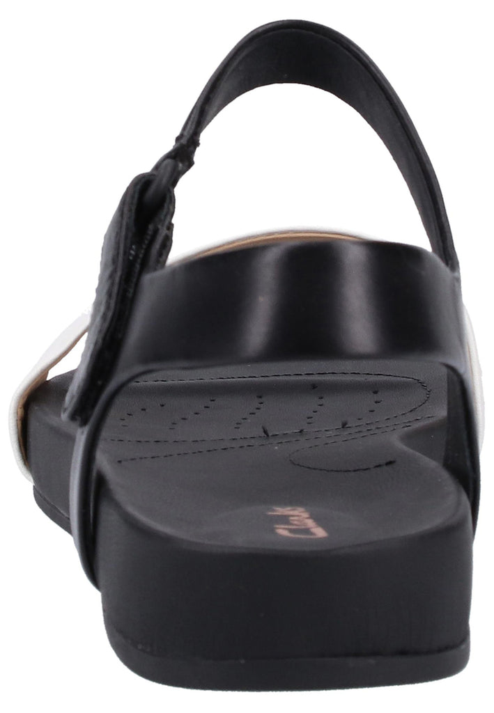 Clarks Sandalen Leder Weiß - surf4shoes