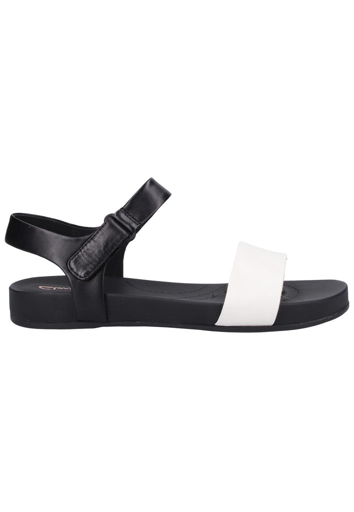 Clarks Sandalen Leder Weiß - surf4shoes