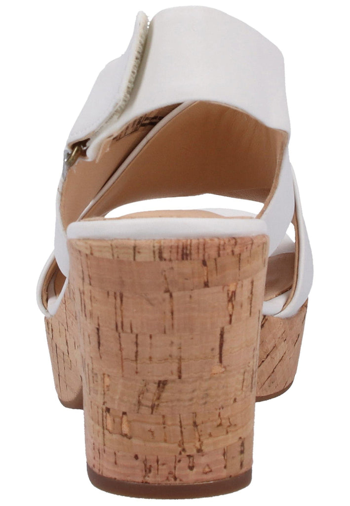 Clarks Sandalen Leder Weiß - surf4shoes