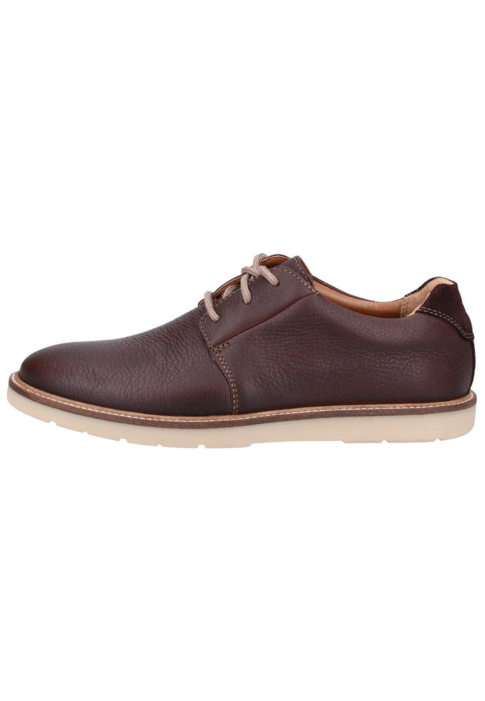 Clarks Halbschuhe Leder Dunkelbraun - surf4shoes