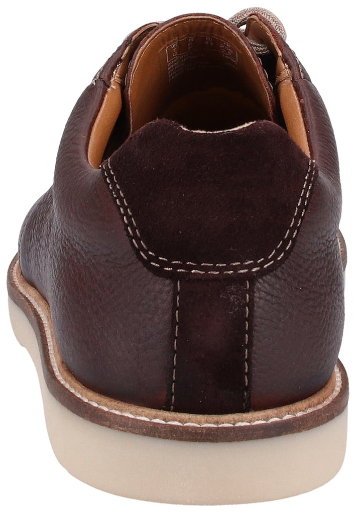 Clarks Halbschuhe Leder Dunkelbraun - surf4shoes