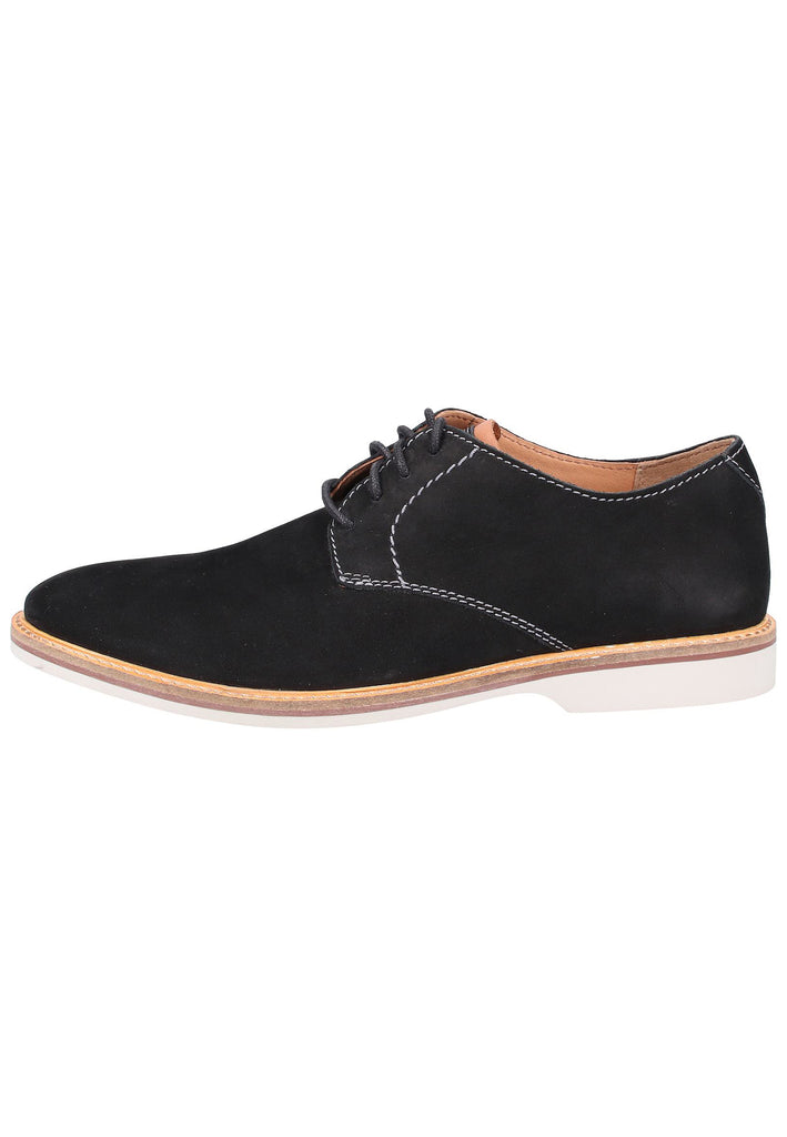 Clarks Halbschuhe Nubukleder Schwarz - surf4shoes