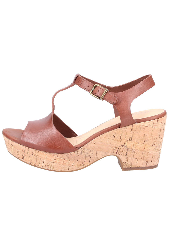 Clarks Sandalen Leder Mahagony - surf4shoes