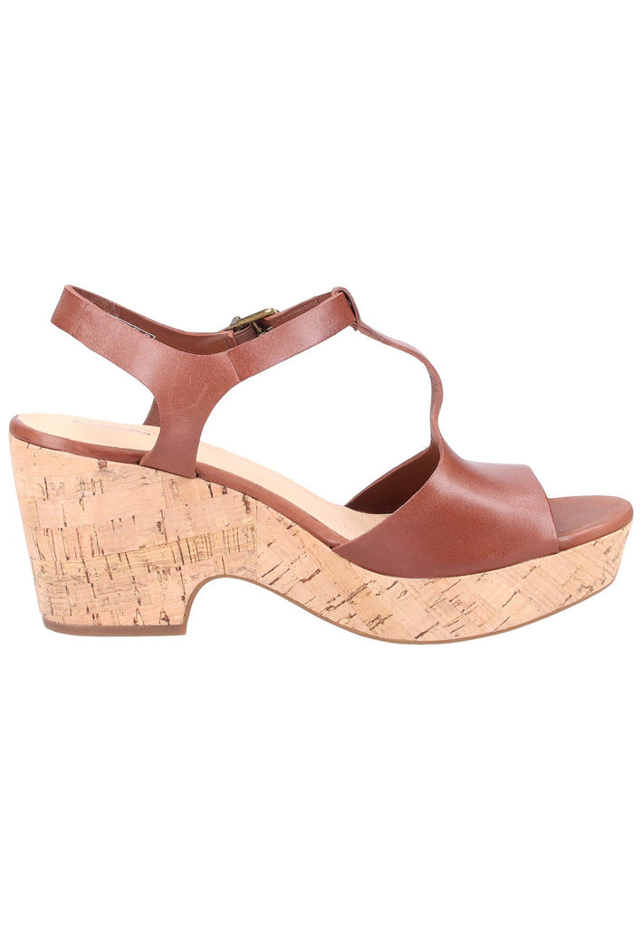 Clarks Sandalen Leder Mahagony - surf4shoes